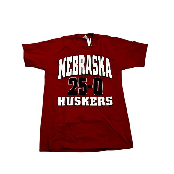 Hanes Other - Vintage NOS Nebraska Huskers Back To Back National Champs 90’s T Shirt Large Red